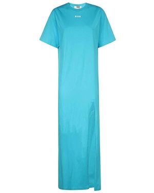 MSGM Maxi Dresses - Blue