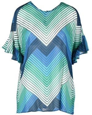 Twinset Viskosebluse - Blau