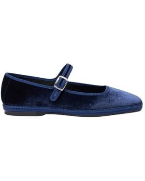 SCAROSSO Schoenen ,Blauw ,Petra Ballerina's