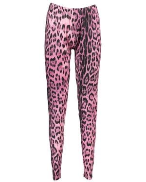 Roberto Cavalli Leggings - Rojo