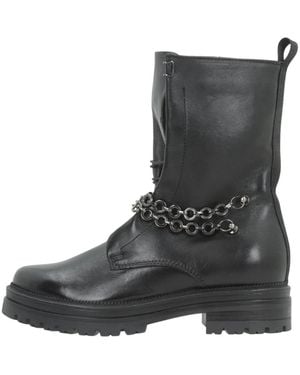 Mjus Lace-Up Laarzen - Zwart