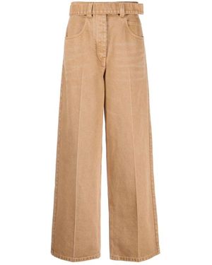 Alexander Wang Wide Trousers - Natural