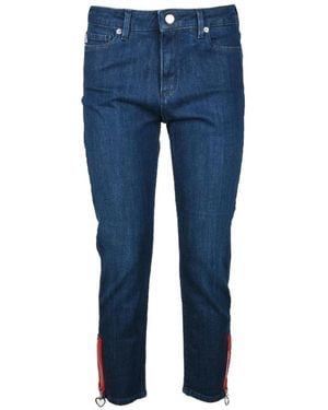 Love Moschino Slim-Fit Jeans - Bleu