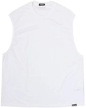 DSquared² Sleeveless Tops - Bianco