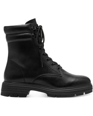 Tamaris Lace-Up Boots - Black