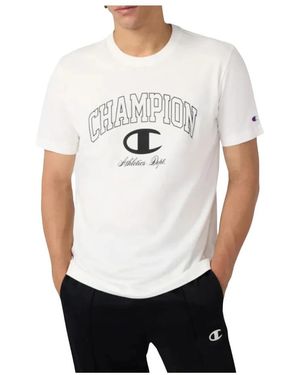 Champion Rundhals-T-Shirt - Weiß
