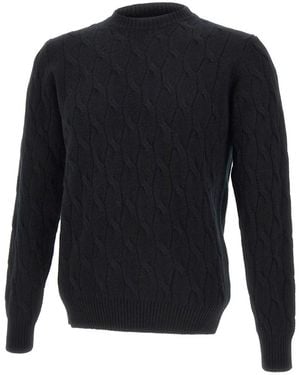 FILIPPO DE LAURENTIIS Round-Neck Knitwear - Blue