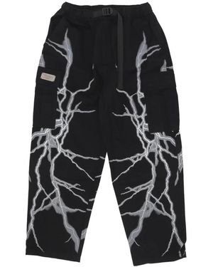 PHOBIA ARCHIVE Wide Trousers - Black