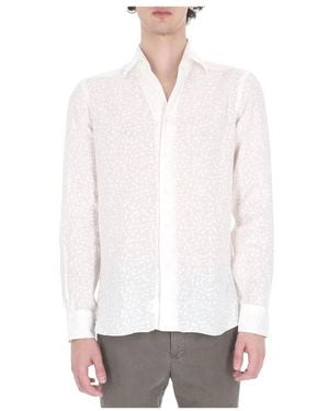 Barba Napoli Casual Shirts - White