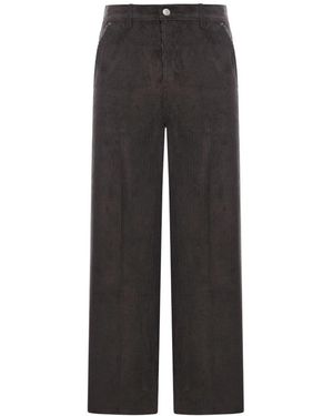 Ami Paris Wide Pants - Gray