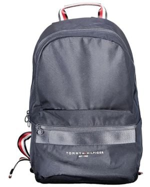 Tommy Hilfiger Blauer Polyester Rucksack Mit Laptopfach