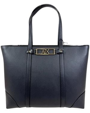 ARMANI EXCHANGE Tote Bags - Blue