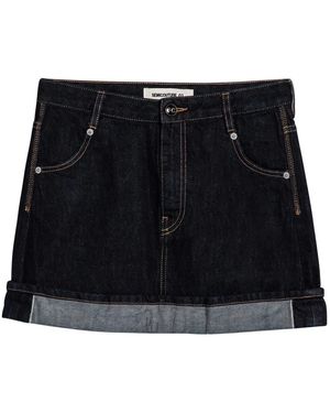 Semicouture Denim Skirts - Black