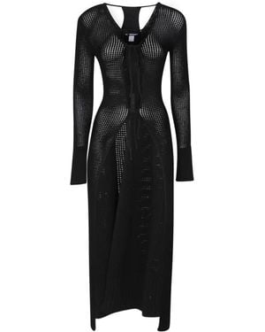 ANDREA ADAMO Long Knitwear - Black