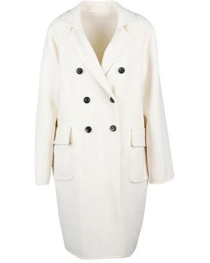 Eleventy Double-Breasted Coats - Blanco