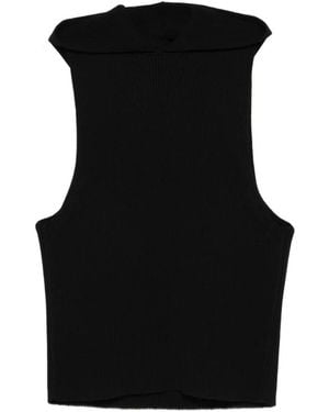 Rick Owens Sleeveless Tops - Zwart