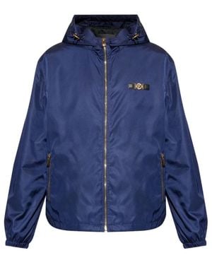 Versace Hooded Jacket - Blue
