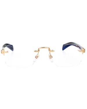 David Beckham Glasses - Metallic