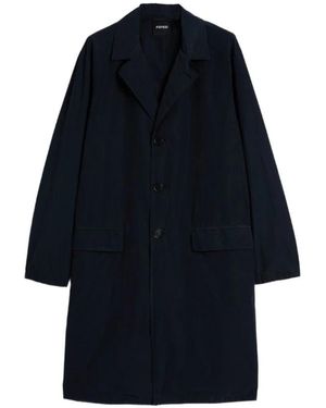 Aspesi Single-Breasted Coats - Blu