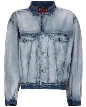 DIESEL Jassen ,Blauw ,Denim Denim Jassen