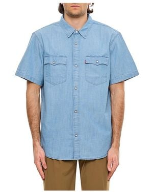 Levi's Short Sleeve Shirts - Bleu