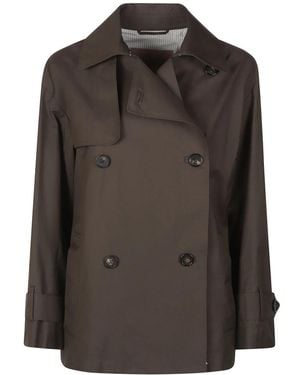 Max Mara Jassen ,Groen ,Katoen Corto Zeno Trench - Bruin