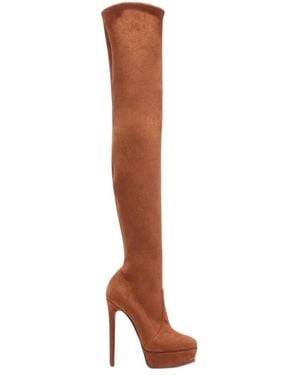Casadei Over-Knee Boots - Brown