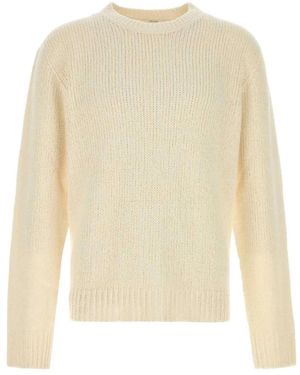 The Row Round-Neck Knitwear - White