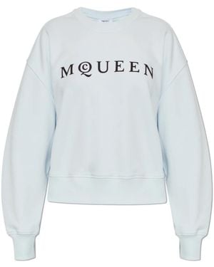 McQueen Sweatshirts - Blue
