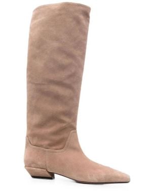 Paris Texas Cowboy Boots - Marron