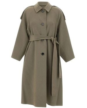 IRO Belted Coats - Green