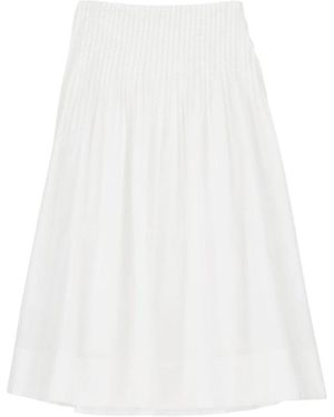 Skall Studio Midi Skirts - Blanco
