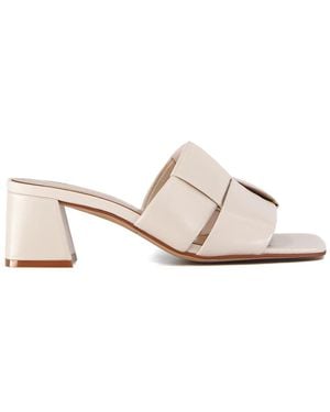 Tosca Blu Heeled Mules - Weiß
