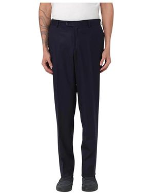 Luigi Bianchi Slim-Fit Pants - Blue