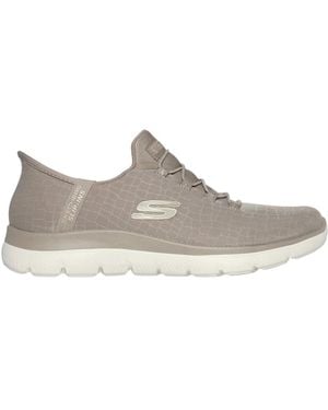Skechers Schoenen ,Grijs ,Summits-Classy Night Slip-On Sneaker