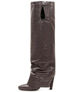 The Attico Over-The-Knee Boots - Brown
