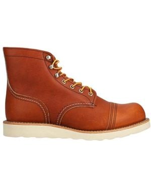 Red Wing Schoenen Laarzen Veterlaarzen - Bruin