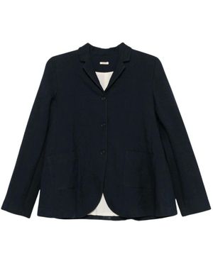 Apuntob Jassen ,Blauw ,Katoen Katoenen Blend Blazer Jas