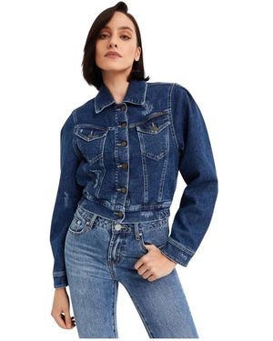 retroféte Denim Jackets - Blauw