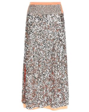 Rabanne Maxi Skirts - Gris