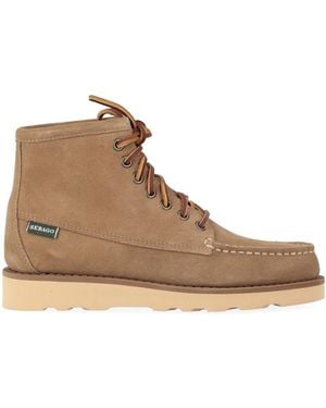 Sebago Wildleder Mid-Top Zig-Zag Stiefel - Braun