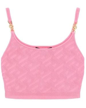 Versace Sleeveless Tops - Pink