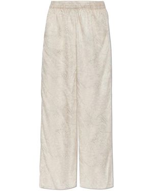 Golden Goose Wide Trousers - Natural