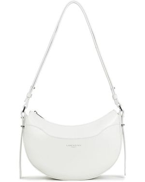 Lancaster Sac Demi Lune Zippé Suave Ace - Wit