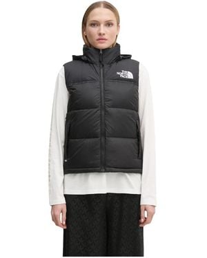 The North Face Fitness ,Zwart ,Leer 1996 Retro Nuptse Vest