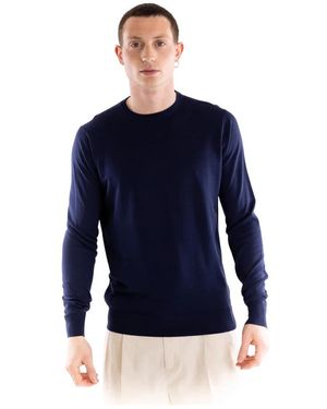 People Of Shibuya Rondgebreide Trui - Blauw