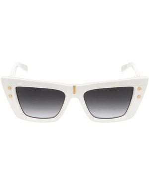 Balmain Eye Wht Zonnebril - Grijs