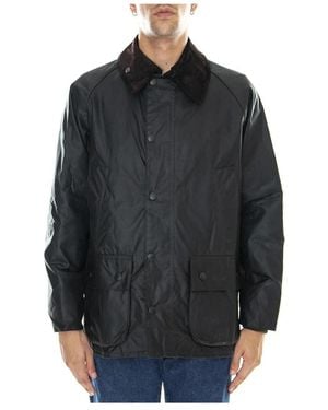 Barbour Bedale Wachsjacke - Schwarz