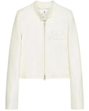 Courreges Jassen ,Wit ,Katoen City Jacket