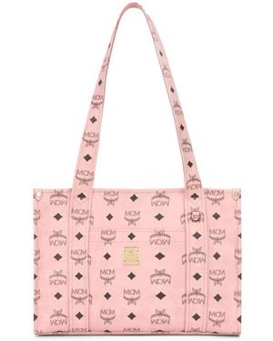 MCM Tassen ,Roze ,Katoen Tote Bag